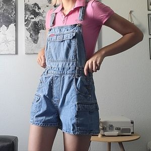 Denim overalls